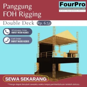 Sewa-Panggung-FOH-Double-Deck-Rigging