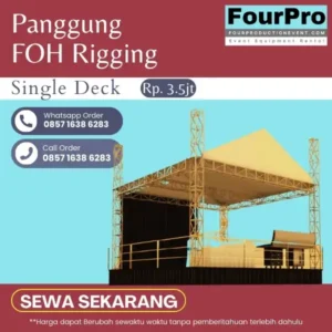 Sewa-Panggung-FOH-Single-Deck-Rigging
