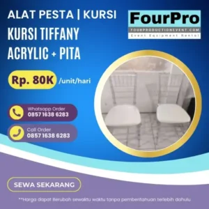 Sewa-kursi-tiffany-Acrylic-pita